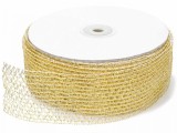 Cumpara ieftin Panglica aurie Craciun 25 m x 4.5 cm
