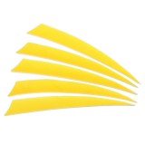 Fletchings Arrow 50 bucăți Aripă St&acirc;ngă 5-inch pentru T&acirc;rguie &ndash; Galben