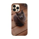 Husa compatibila cu Apple iPhone 14 Pro Max model Hey human, Silicon, TPU, Viceversa