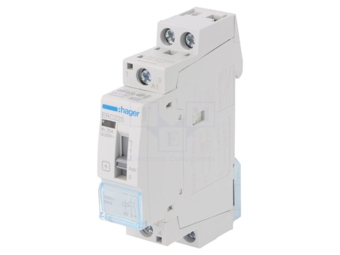 Contactor modular 2P 25A 230VAC NO