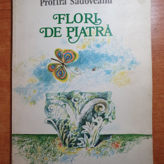 carte pentru copii - poezii - flori de piatra - profira sadoveanu - anul 1980