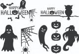 Cumpara ieftin Sticker decorativ, Halloween , Negru, 85 cm, 4939ST, Oem