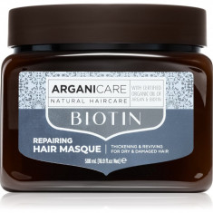 Arganicare Biotin Repairing Hair Masque mască profund fortifiantă pentru păr cu biotina 500 ml