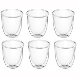 Set 6 pahare cappuccino De&#039;Longhi Creamy Collection, 190ml, Delonghi