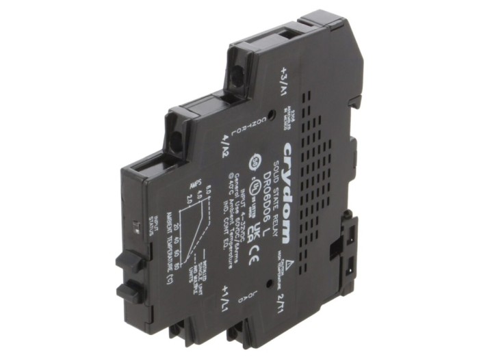 Releu semiconductor 6A, 1-60V DC