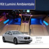 Lumini Ambientale BMW Seria 7 2010-2016 dedicat set complet control telefon sau sistem original CarStore Technology