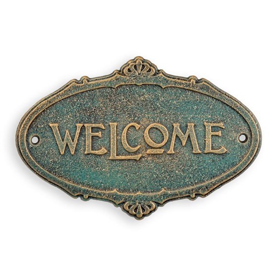 Placheta din fonta Welcome CS-80