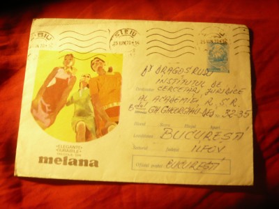 Plic ilustrat - Reclama- Tricotaje Melana cod 702/69 foto