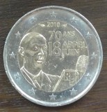 Moneda Franta - 2 Euro 2010 - 70 ani de la discursul lui Charles de Gaulle