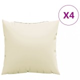 Cumpara ieftin Perne de canapea, 4 buc., crem, 40x40 cm, textil