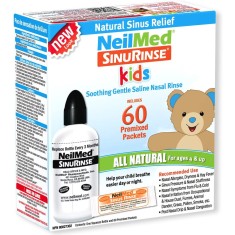 Set Irigator Nazal si Solutie Salina pentru Copii, Neilmed, Sinus Rinse, Curatare Sinusuri, Deconges
