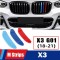 Set ornamente plastic grila fata compatibil BMW X3 2018 - 2021 G01