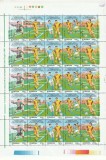 Romania 1996 #1409A Campionatul European de Fotbal Anglia COALA COMPLETA 1v MNH, Nestampilat