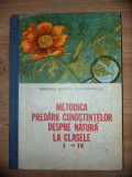 Metodica predarii cunostintelor despre natura la clasele 1-4 - Virginia Todor, Reasilvia Barbuleanu