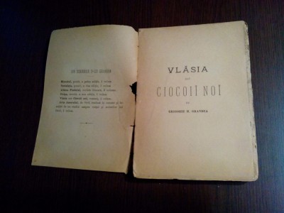 VLASIA sau CIOCOII NOI - Grigorie H. Grandea - 1876, 272 p. foto