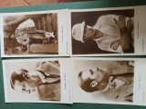 grup patru fotografii ,artisti celebrii ,RUDOLF VALENTINO , anii 1930 - 1940