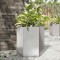 vidaXL Jardinieră de grădină 46x40x45 cm oțel inoxidabil hexagonal 851116