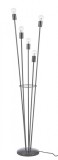Lampadar fier argintiu Fiaccola 34x30x155 cm