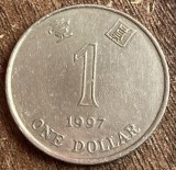 C50 - Moneda foarte veche - Hong Kong - 1 dolar - 1997
