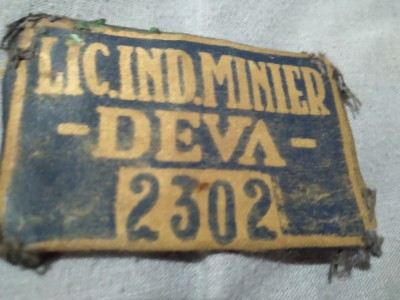 MATRICOLA PERIOADA COMUNISTA DEVA foto