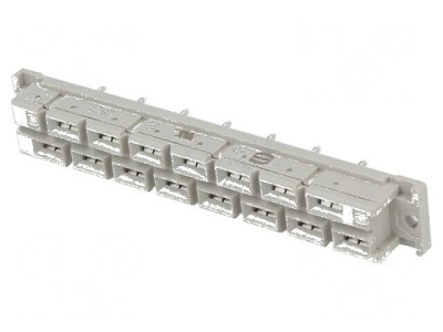 Conector DIN 41612 mamă 15 PIN THT drept foto
