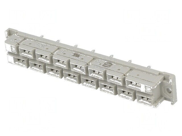 Conector DIN 41612 mamă 15 PIN THT drept