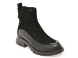 Ghete EPICA negre, M1167B, din piele intoarsa