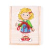 Puzzle din lemn - Imbraca fetita, Woodyland