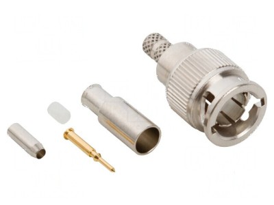 Conector Mini BNC mufă tată drept 75&amp;Omega; foto