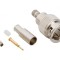Conector Mini BNC mufă tată drept 75&Omega;