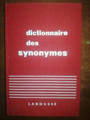Dictionnaire des synonymes- Rene Bailly foto
