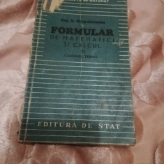 D DRAGULANESCU//FORMULAR DE MATEMATICI SI CALCUL VOL III CALCUL TEHNIC