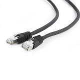 PATCH CORD S/FTP GEMBIRD Cat6a, LSZH, cupru, 5 m, negru, AWG27, dublu ecranat &quot;PP6A-LSZHCU-BK-5M&quot; (timbru verde 0.18 lei)