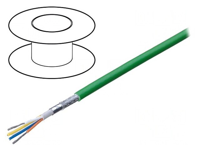Cablu Ethernet Industrial SF/UTP 4x22AWG PROFINET 5e