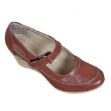 Pantofi dama cu platforma din piele naturala - Foarte comozi P9154MBOX