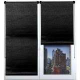 Rulou Blkout 120X180 Cm &ndash; Negru Compoziție Polyester + Pvc | Jaluzele