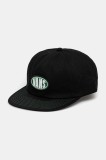 Vans șapcă de baseball din bumbac culoarea negru, cu imprimeu, VN000MPHBLK1