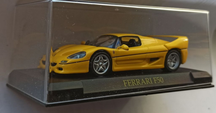 Macheta Ferrari F50 (Type F130) 1995 galben - IXO/Altaya 1/43