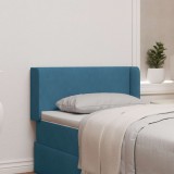 vidaXL Ureche pentru Tăblie albastru 40,5 x 40,5 x 4 cm Catifea 346594