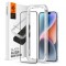 Folie de protectie Ecran Spigen GlastR Align Master pentru Apple iPhone 16e / 14 / 13 Pro / 13, Sticla Securizata, Full Glue, Neagra
