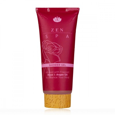 Gel de Dus Zen Spa, Infuzat cu Trandafir &amp;amp; Ulei de Argan, 200 ml foto