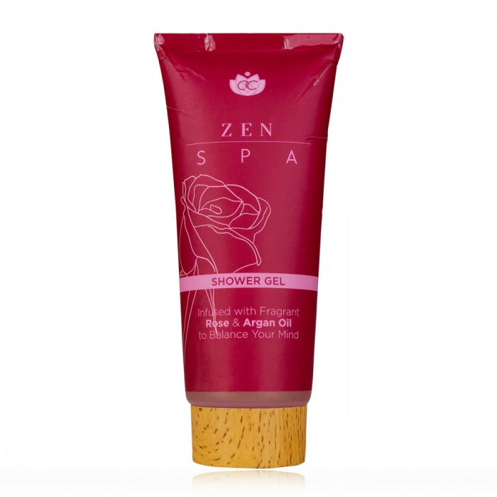 Gel de Dus Zen Spa, Infuzat cu Trandafir &amp; Ulei de Argan, 200 ml