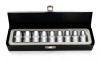 Set Chei Torx KraftDele KD10227, 9 piese, Crom Vanadium, E10-E24, 1/2&quot;, Cutie Metalica