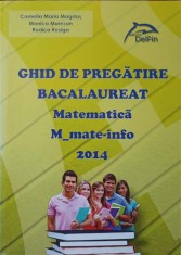 GHID DE PREGATIRE, BACALAUREAT 2014. MATEMATICA - M_ATE-INFO-CAMELIA MARIA MAGDAS, MONICA MURESAN, RODICA R-251467