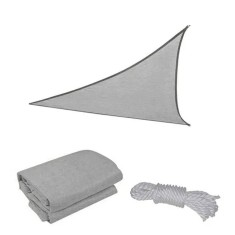 Rana soare naviga triunghiular 3x3x3 m gri