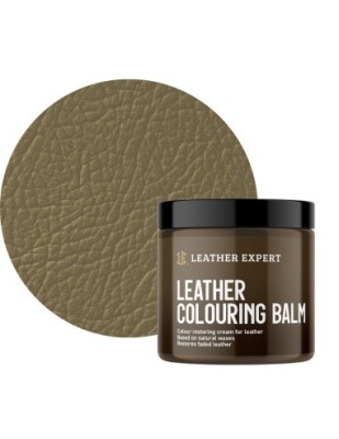 Balsam Colorant Piele Leather Expert Balm, Bej, 250ml foto