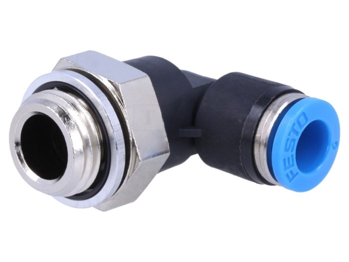 Conector push-in 90&deg; 6mm, G 1/4"
