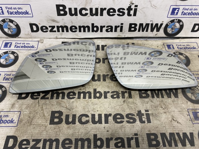 Sticla oglinda electrocrom stanga dreapta originala BMW F07,F10,F11,F12,F01
