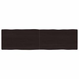 Cumpara ieftin Blat masă, 180x50x6 cm, gri, lemn stejar tratat contur organic