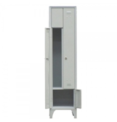 DULAP VESTIAR METALIC CU 2 POSTURI 717/01P/AZ, 400x500x1950 mm (LxlxH), Italia foto